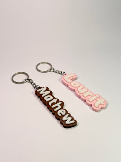 מחזיק מפתחות שם בהתאמה אישית